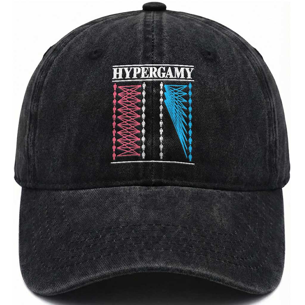 Hypergamy Meme Chart Funny Dating Strategy Washed Cotton Baseball Cap Couples Relationship Humor
