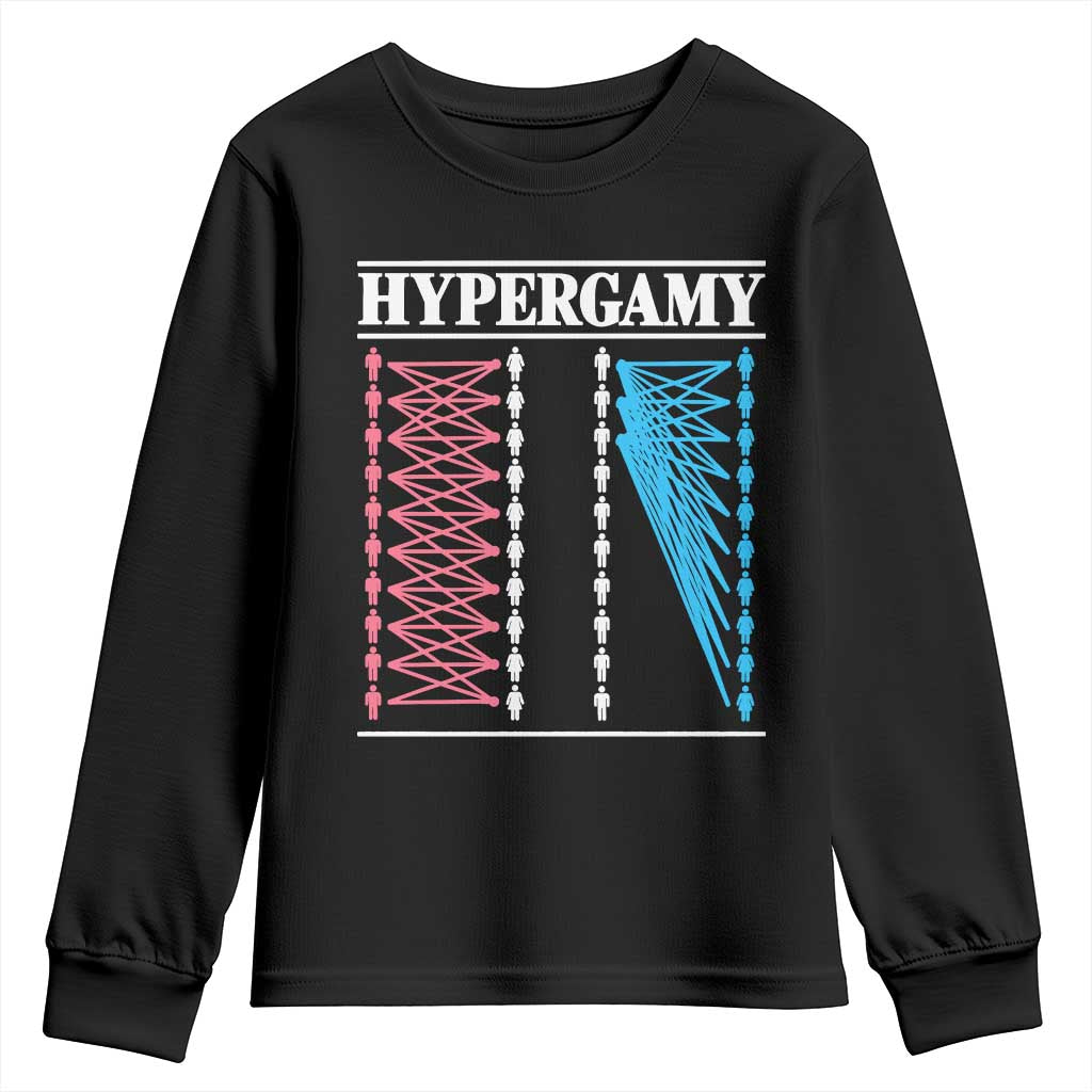 Hypergamy Meme Chart Funny Dating Strategy Youth Sweatshirt Couples Relationship Humor