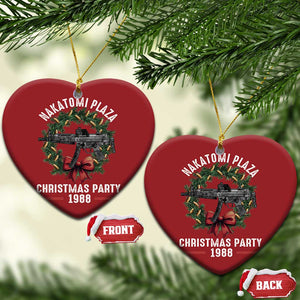 Funny Nakatomi Plaza Christmas Ornament Xmas Party 1988 Xmas Bullet Gun Wreath TS11 Heart Red Print Your Wear