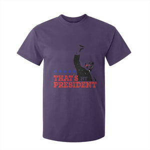 That's My President Trump 2024 T Shirt For Kid President 45 And 47 US Election TS11 Purple Print Your Wear