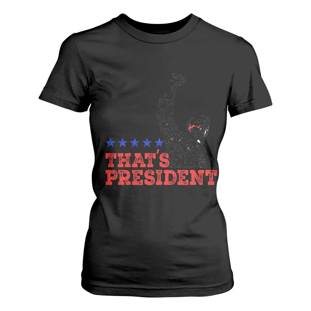 That's My President Trump 2024 T Shirt For Women President 45 And 47 US Election TS11 Black Print Your Wear