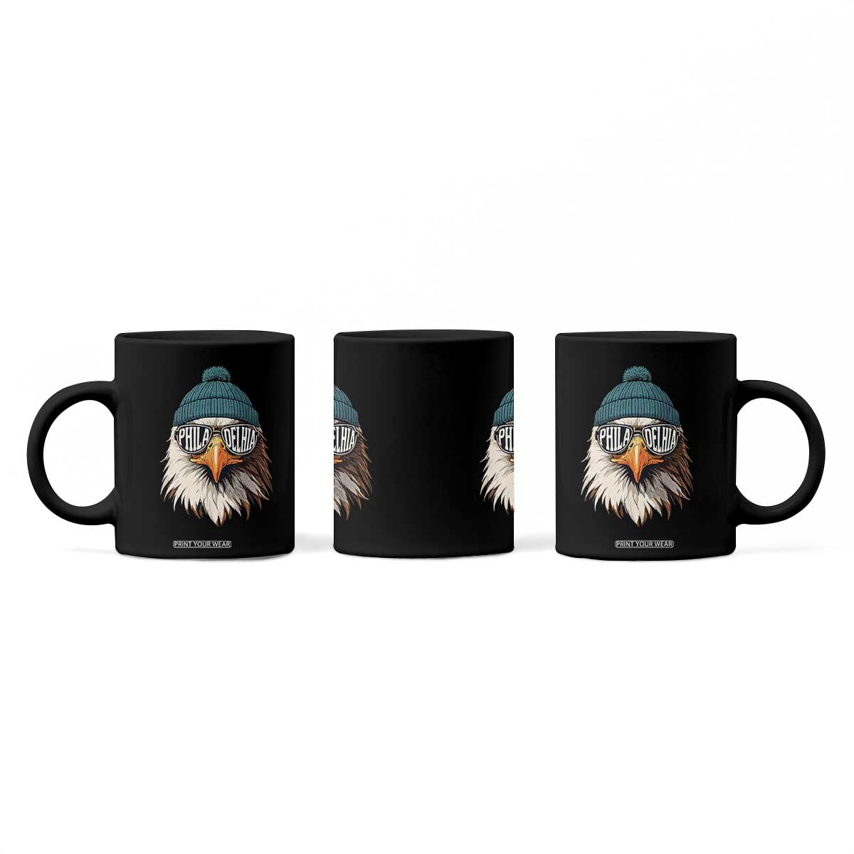 Funny PFE Game Day Coffee Mug Green Sunglasses Football Lover TS11 Print Your Wear
