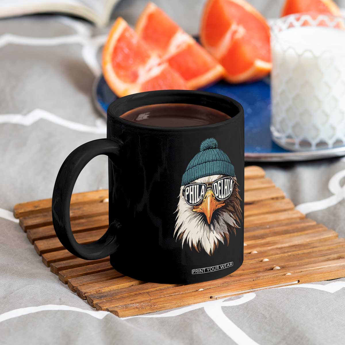Funny PFE Game Day Coffee Mug Green Sunglasses Football Lover TS11 Print Your Wear