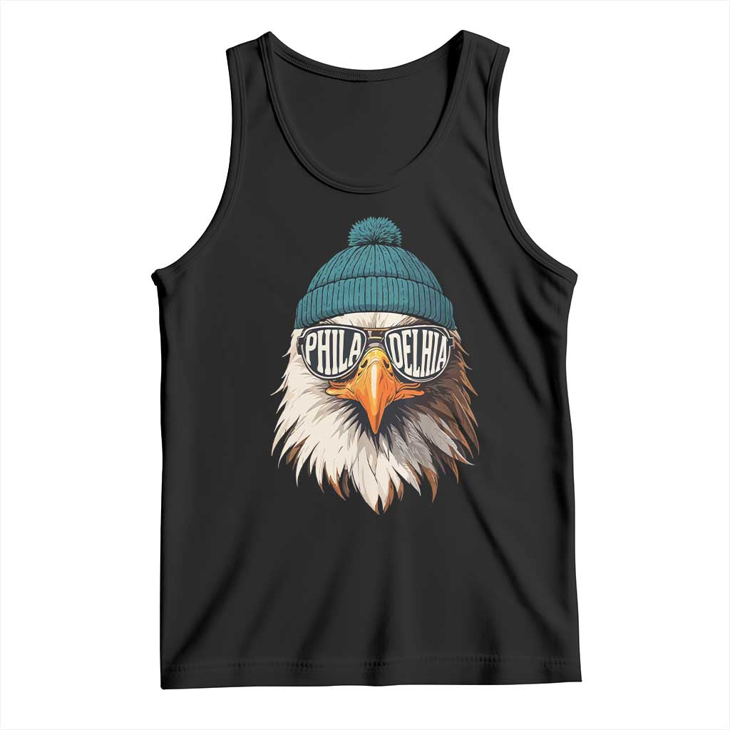 Funny PFE Game Day Tank Top Green Sunglasses Football Lover TS11 Black Print Your Wear