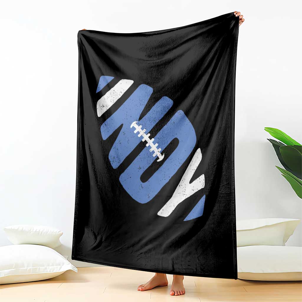 IFC Blue Football Lovers Game Day Throw Blanket TS11 Print Your Wear