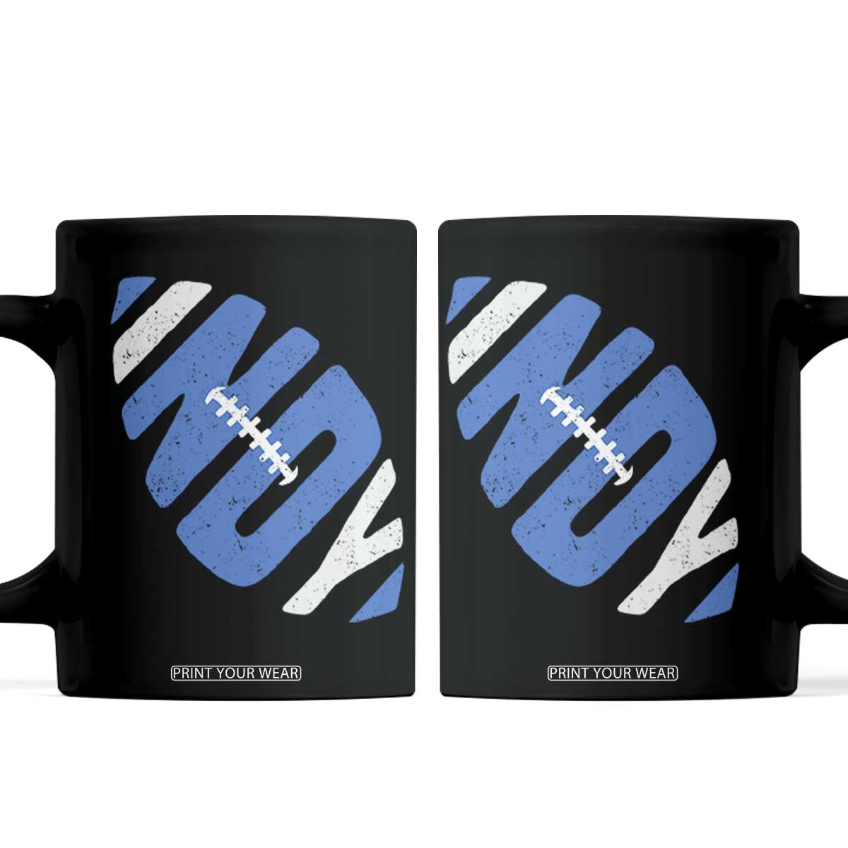IFC Blue Football Lovers Game Day Coffee Mug TS11 Black Print Your Wear