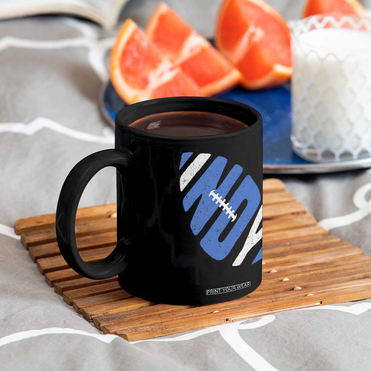 IFC Blue Football Lovers Game Day Coffee Mug TS11 Print Your Wear