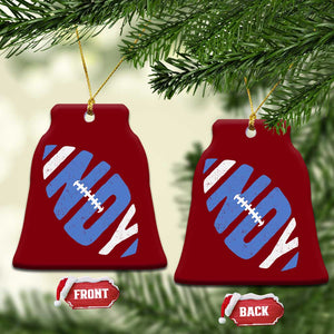 IFC Blue Football Lovers Game Day Ceramic Ornament TS11 Print Your Wear