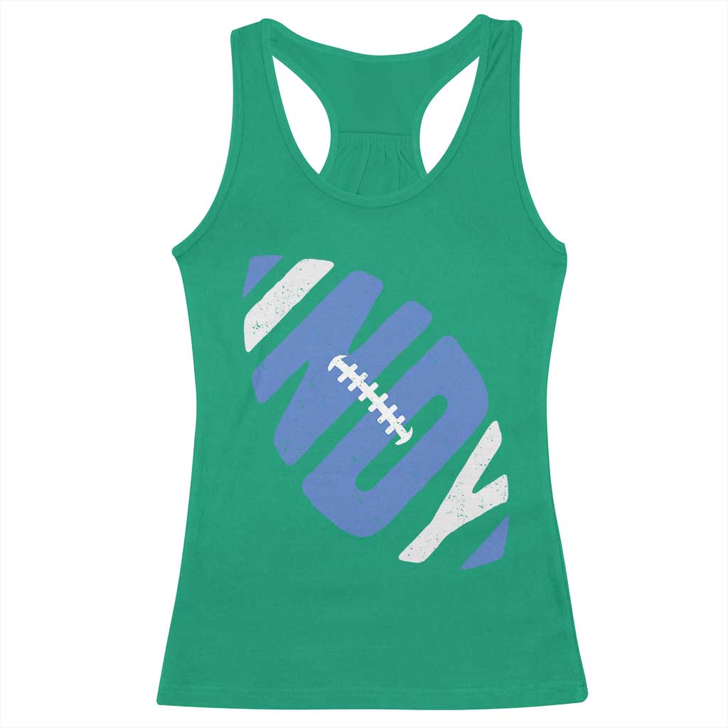 IFC Blue Football Lovers Game Day Racerback Tank Top TS11 Irish Green Print Your Wear