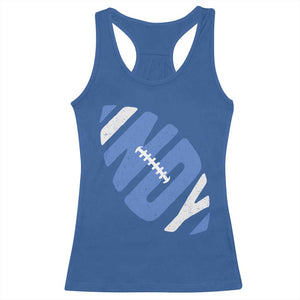 IFC Blue Football Lovers Game Day Racerback Tank Top TS11 Royal Blue Print Your Wear