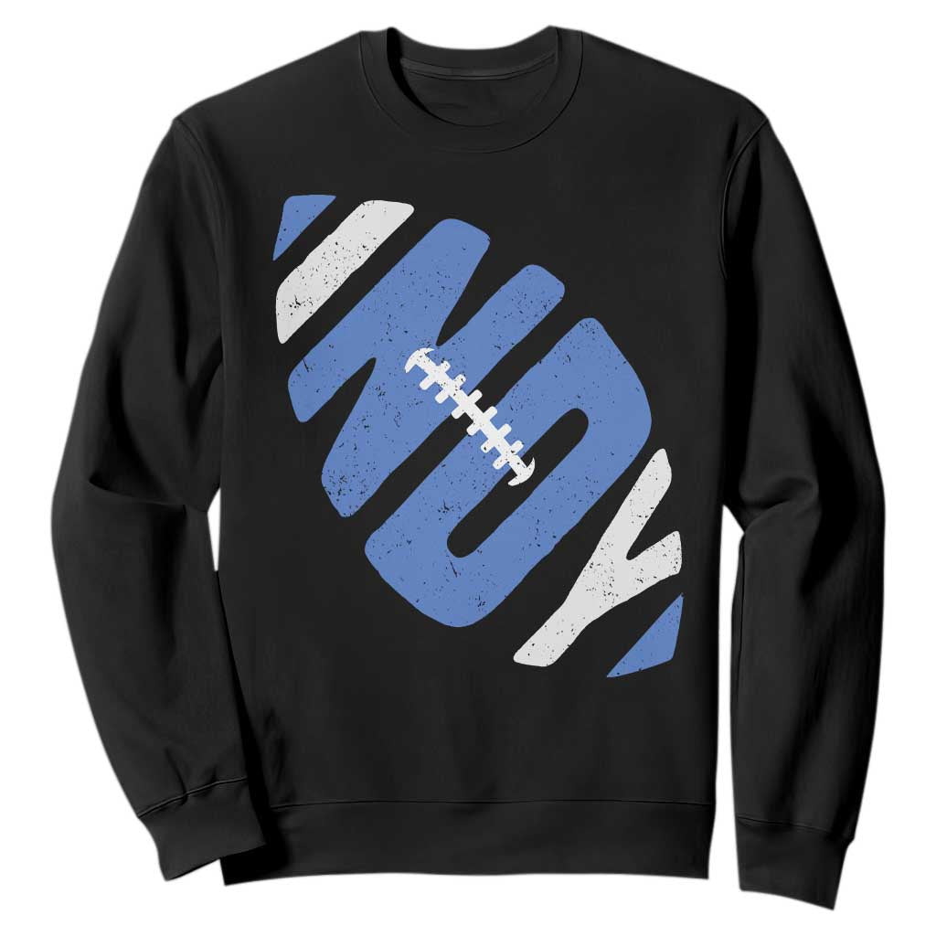 IFC Blue Football Lovers Game Day Sweatshirt TS11 Black Print Your Wear