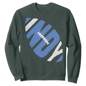 IFC Blue Football Lovers Game Day Sweatshirt TS11 Dark Forest Green Print Your Wear