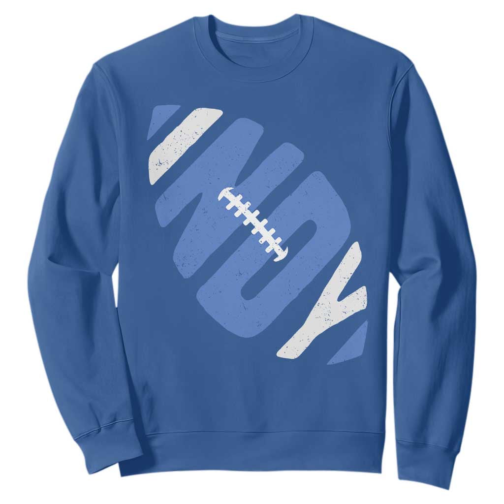 IFC Blue Football Lovers Game Day Sweatshirt TS11 Royal Blue Print Your Wear