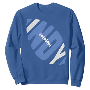 IFC Blue Football Lovers Game Day Sweatshirt TS11 Royal Blue Print Your Wear