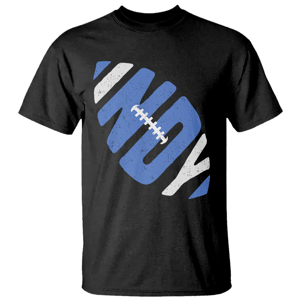 IFC Blue Football Lovers Game Day T Shirt TS11 Black Print Your Wear