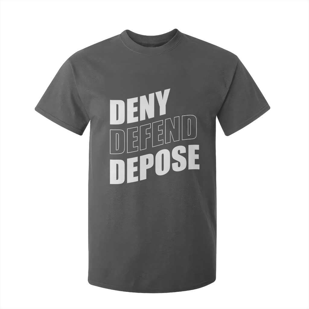 Deny Defend Depose Social Justice T Shirt For Kid TS11 Dark Heather Print Your Wear