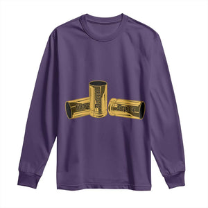 Deny Defend Depose Long Sleeve Shirt Vintage Bullet Shells TS11 Purple Print Your Wear