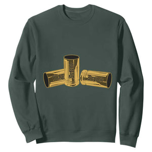 Deny Defend Depose Sweatshirt Vintage Bullet Shells TS11 Dark Forest Green Print Your Wear