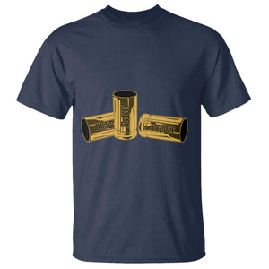 Deny Defend Depose T Shirt Vintage Bullet Shells TS11 Navy Print Your Wear