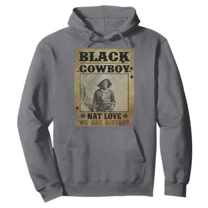 Black Cowboy Nat Love Hoodie Black History Month TS11 Charcoal Print Your Wear