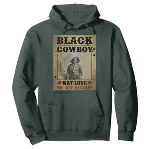 Black Cowboy Nat Love Hoodie Black History Month TS11 Dark Forest Green Print Your Wear