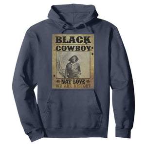 Black Cowboy Nat Love Hoodie Black History Month TS11 Navy Print Your Wear