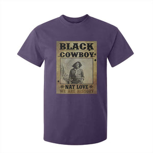 Black Cowboy Nat Love T Shirt For Kid Black History Month TS11 Purple Print Your Wear