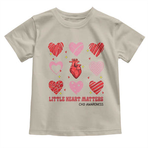 Congenital Heart Disease CHD Awareness Toddler T Shirt Little Heart Matters TS11 Sand Print Your Wear