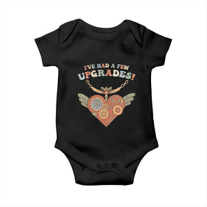 Congenital Heart Disease CHD Awareness Baby Onesie I've Had A Few Upgrades Toy Heart TS11 Black Print Your Wear