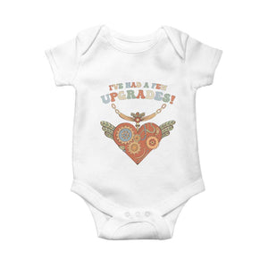 Congenital Heart Disease CHD Awareness Baby Onesie I've Had A Few Upgrades Toy Heart TS11 White Print Your Wear