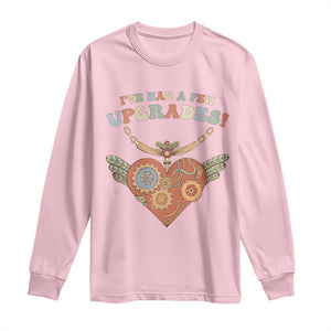 Congenital Heart Disease CHD Awareness Long Sleeve Shirt I've Had A Few Upgrades Toy Heart TS11 Light Pink Print Your Wear