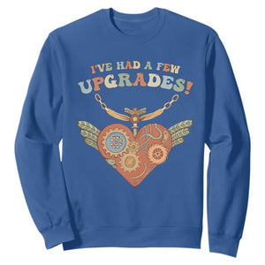 Congenital Heart Disease CHD Awareness Sweatshirt I've Had A Few Upgrades Toy Heart TS11 Royal Blue Print Your Wear