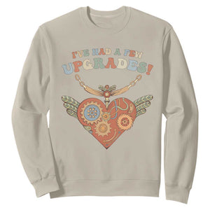 Congenital Heart Disease CHD Awareness Sweatshirt I've Had A Few Upgrades Toy Heart TS11 Sand Print Your Wear