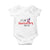 Personalized CHD Awareness Heart Anniversary Baby Onesie Custom Text It's My Heartiversary TS11 White Print Your Wear