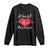 Heart Of A Warrior Long Sleeve Shirt CHD Awareness Heart TS11 Black Print Your Wear