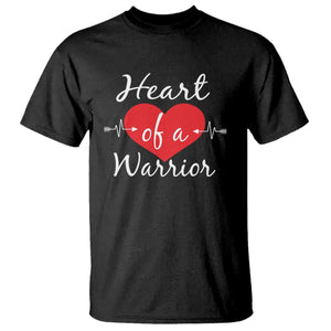 Heart Of A Warrior T Shirt CHD Awareness Heart TS11 Black Print Your Wear