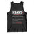 Heart Warrior Definition Tank Top Congenital Heart Disease CHD Awareness TS11 Black Print Your Wear