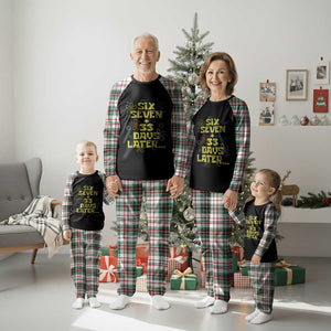 Funny 67 33 100 Days Of School Plaid Pajama Set 100th Day Six Seven Days Later TS11 Christmas Plaid Print Your Wear