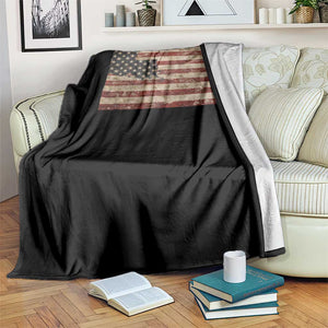 Louisiana Pride Vintage American Flag State Map Throw Blanket TS11 Print Your Wear