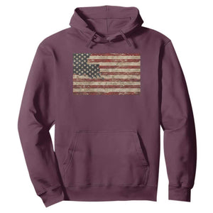 Louisiana Pride Vintage American Flag State Map Hoodie TS11 Maroon Print Your Wear