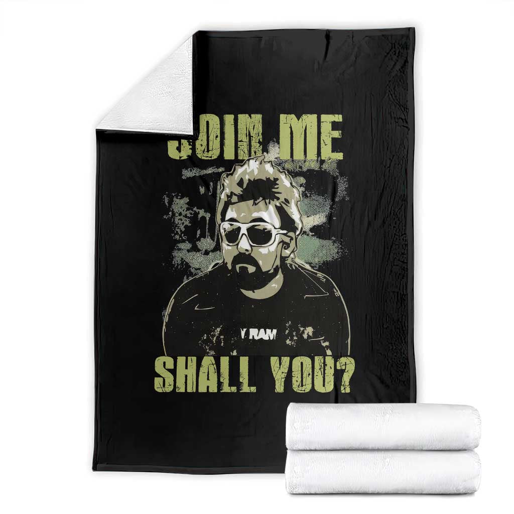 Adam Inspired Memorial Throw Blanket Join Me Shall You The Woo Tribute TS11 Black Print Your Wear