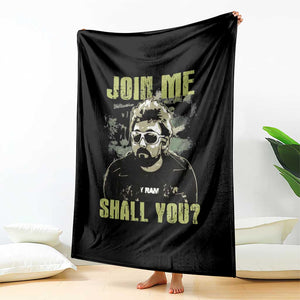Adam Inspired Memorial Throw Blanket Join Me Shall You The Woo Tribute TS11 Print Your Wear