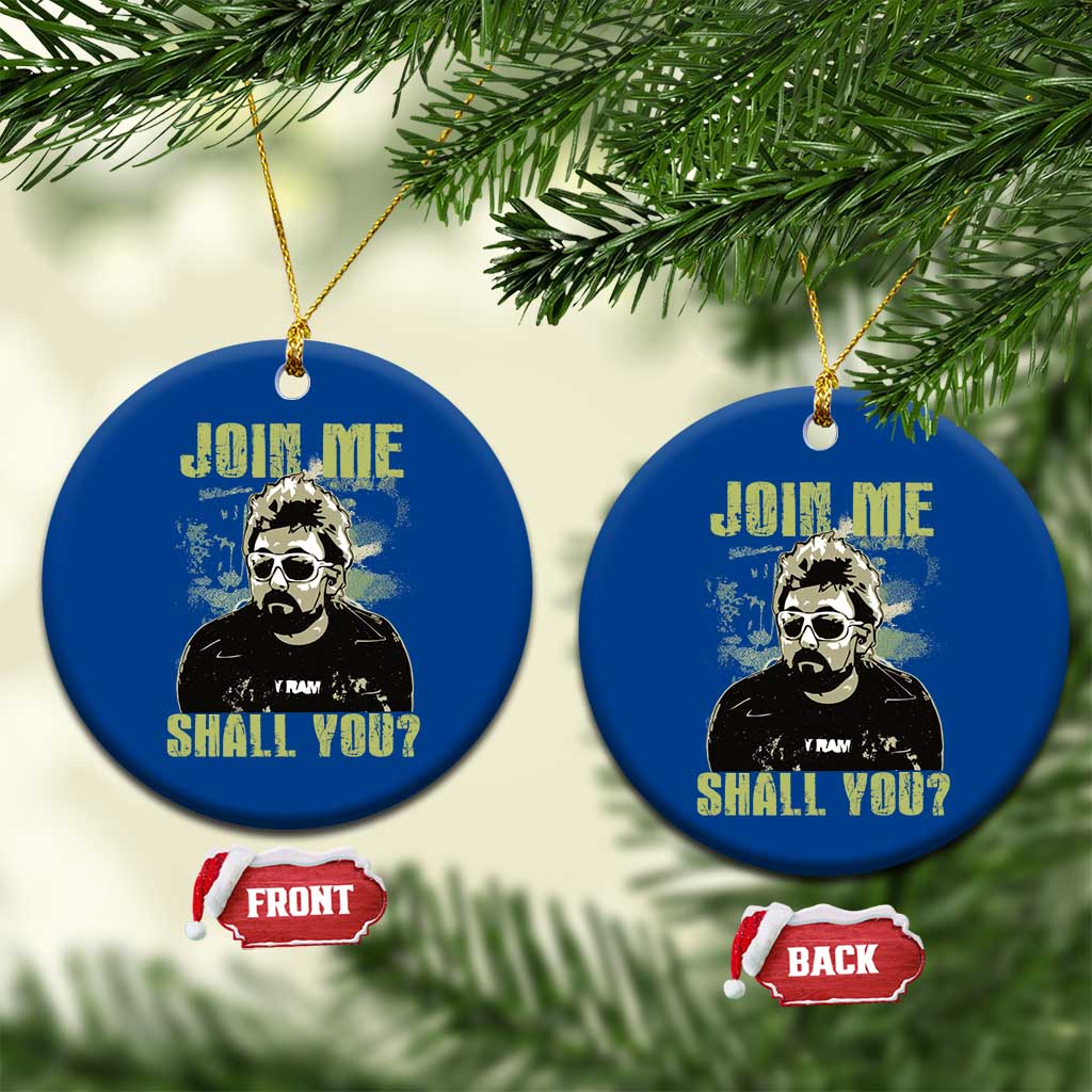 Adam Inspired Memorial Ceramic Ornament Join Me Shall You The Woo Tribute TS11 1pc Blue Print Your Wear