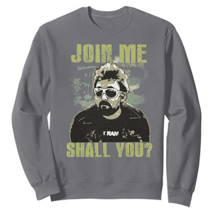 Adam Inspired Memorial Sweatshirt Join Me Shall You The Woo Tribute TS11 Charcoal Print Your Wear