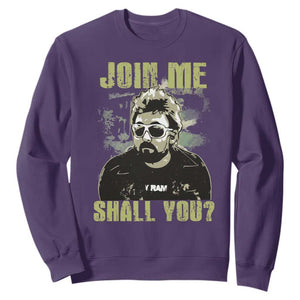 Adam Inspired Memorial Sweatshirt Join Me Shall You The Woo Tribute TS11 Purple Print Your Wear