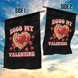 Eggo My Valentine Garden Flag Funny Romantic Stranger Valentine's Day TS11 Print Your Wear