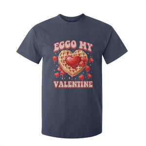 Eggo My Valentine T Shirt For Kid Funny Romantic Stranger Valentine's Day TS11 Navy Print Your Wear