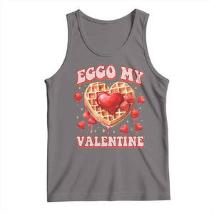 Eggo My Valentine Tank Top Funny Romantic Stranger Valentine's Day TS11 Deep Heather Print Your Wear