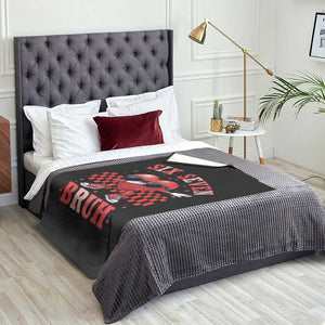 Funny Six Seven Bruh Valentines Day Throw Blanket Six Seven Dabbing Heart TS11 Print Your Wear