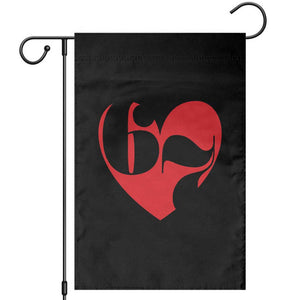 Funny Six Seven 67 Meme Valentines Day Red Heart Garden Flag TS11 Black Print Your Wear